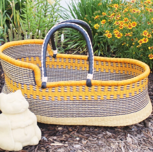 Stunning Handwoven Moses Basket